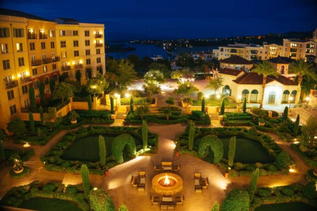 Lake Las Vegas at night Lake Las Vegas at night